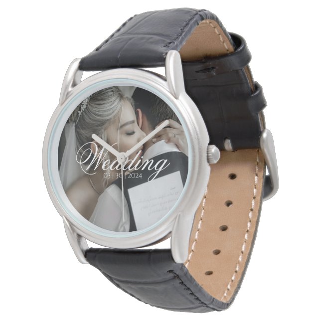 Montre Black Suite Mariage Watch (Incliné)