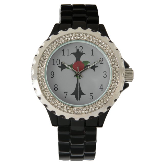 Montre Black Tribal Cross Watch (devant)