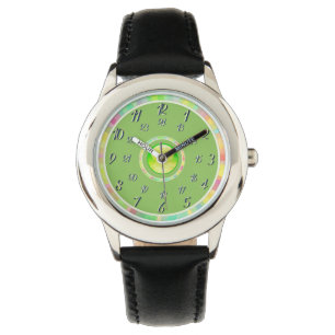 Montre Black Yellow Green Watch