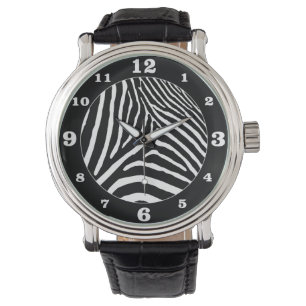 Montre Black Zebra Choisissez votre propre couleur numéro