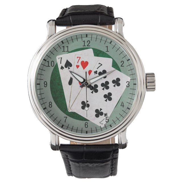 Montre Blackjack 21 - Sept, Sept, Sept (devant)