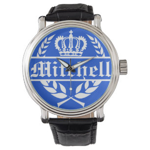 Montre Bleu breton personnalisé
