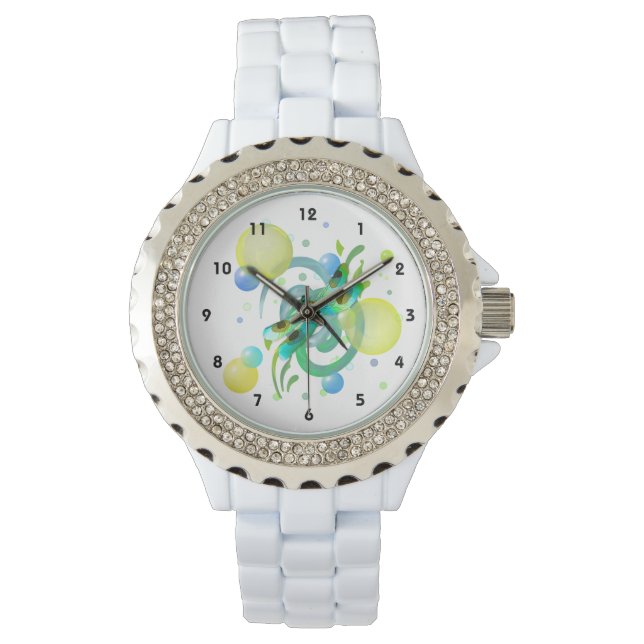 Montre Bleu Green Dragonfly Watch (devant)