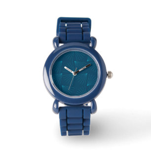 Montre Bleu, moderne, simple concept de célébration de la
