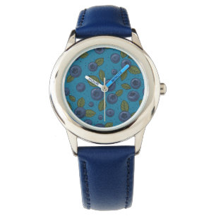 Montre Bleus sur bleu