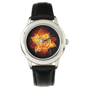 Montre Blooming Fire Rose