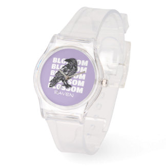 Montre Blossom Raven – Blütenrabe