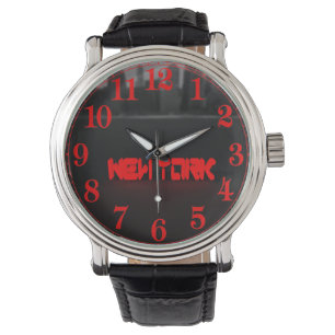 Montre Blox3dnyc.com New York Hudson river. Grande horlog