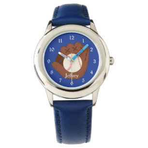 Montre Blue Baseball Mitt Kids