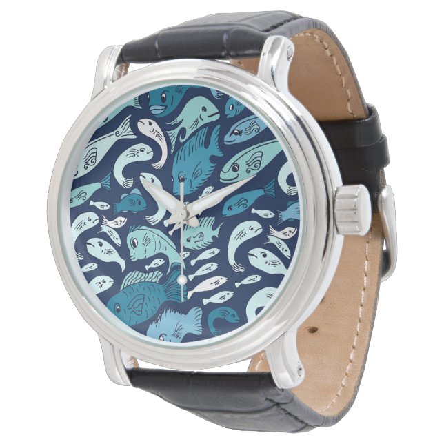 Montre Blue Fish (Incliné)