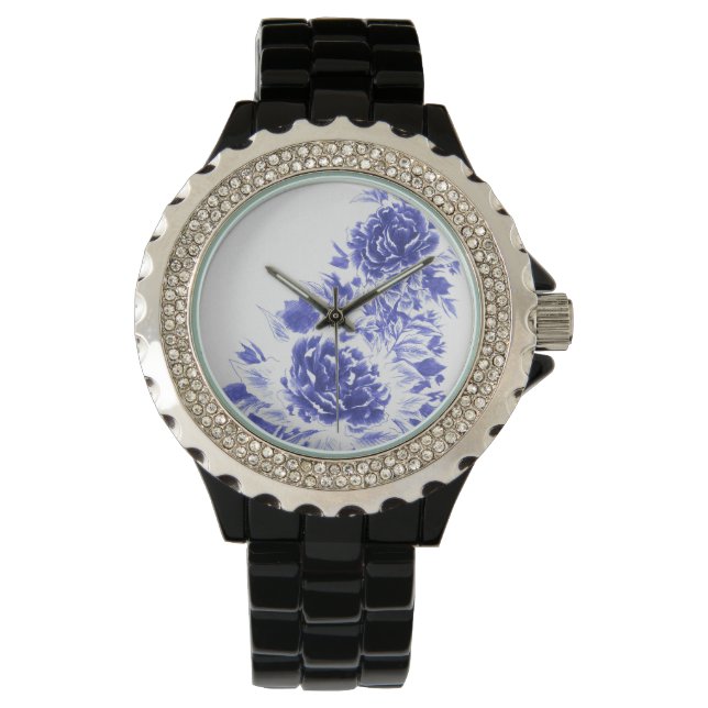 Montre Blue Peony (devant)