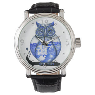 Montre 'Blue Willow Owl'