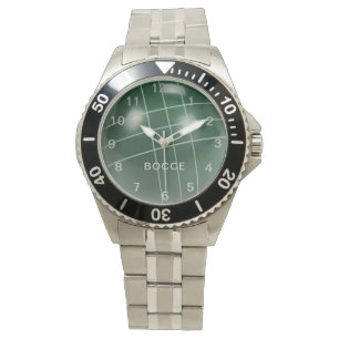 Montre Bocal vert boule moderne résine réaliste design mo