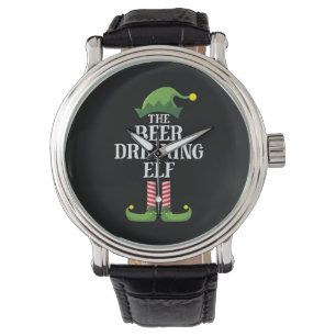Montre Boire de la bière Noël Anniversaire