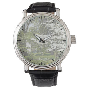 Montre Bois de chien en fleurs