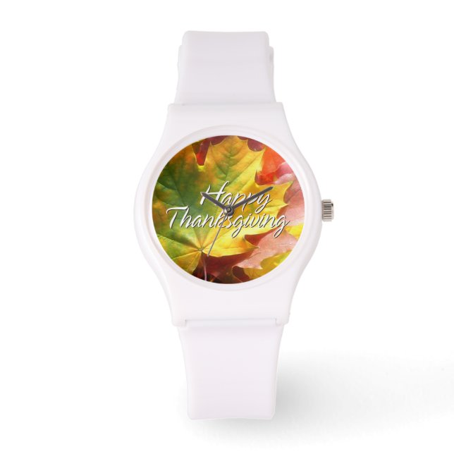 Montre Bon thanksgiving 7 Options de surveillance et de n (Recto)