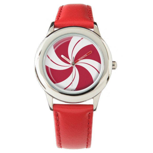 Montre Bonbon à la menthe poivrée (devant)