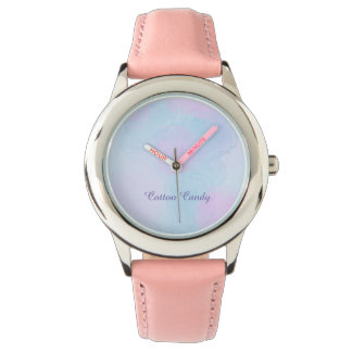 Montre Bonbons en coton doux avec texte changeant