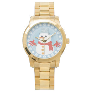 MONTRE BONHOMME DE NEIGE D'HIVER DE NOËL
