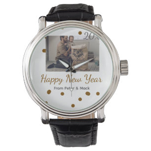 Montre Bonne année Père célibataire ajouter photo nom bru