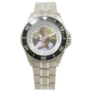 Montre Bonne Fête des pères grand-père personnalisé cadea
