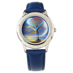 Montre bonsaï paysage lunaire 
