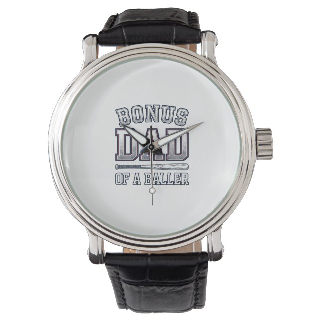 Montre Bonus Dad of a Baller Vintage Sports Shirt Design_ (devant)