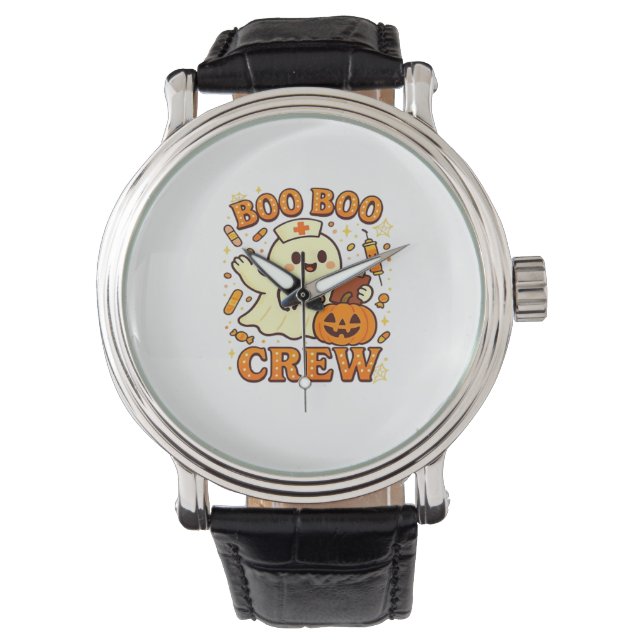 Montre Boo Boo Infirmière d'équipage Funny Halloween Infi (devant)