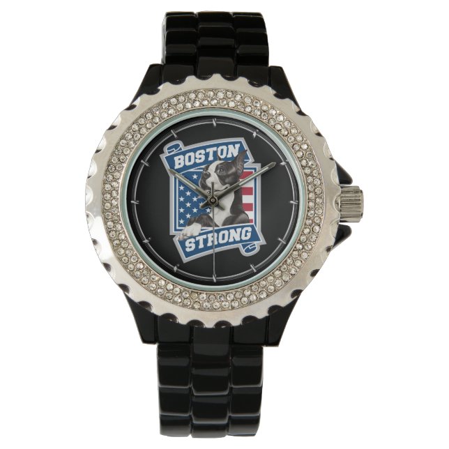 Montre BOSTON STRONG TERRIER style crête (devant)