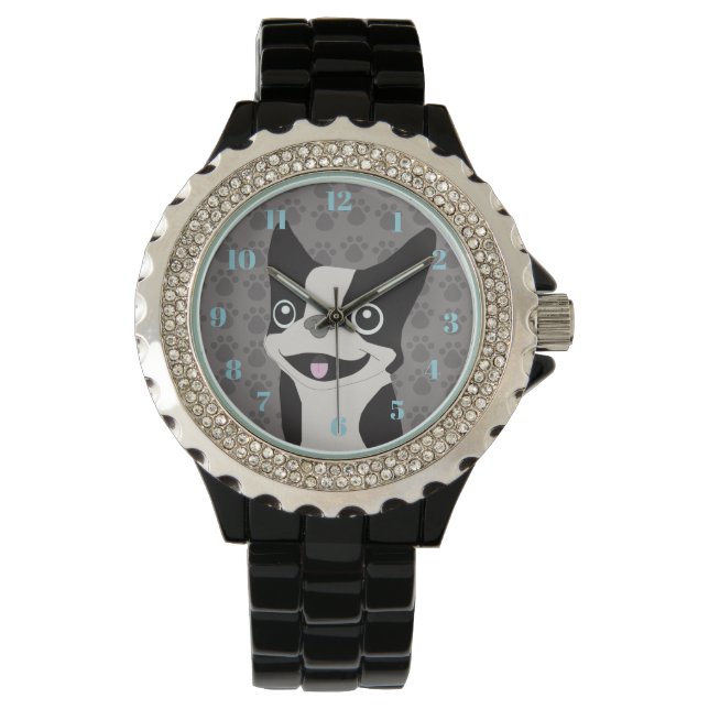 Montre Boston Terrier (devant)
