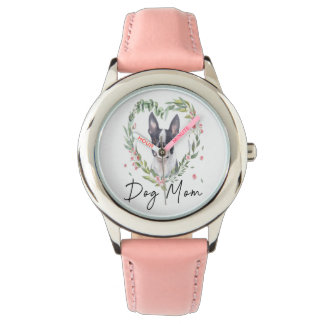 Montre Boston Terrier Guetter enfant Cadeau d'anniversair