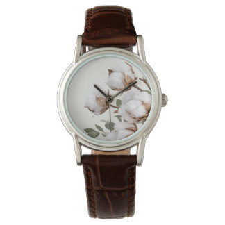 Montre Botanique en Coton de Ferme Neutre Rustique