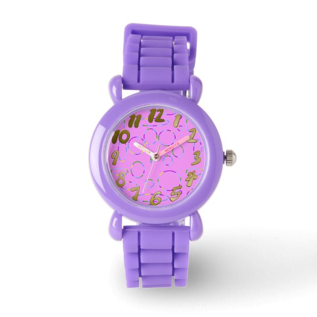 Montre Boucles Cool modernes Tropical (Recto)