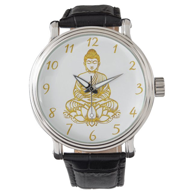 Montre Bouddha à Lotus Pose, (devant)