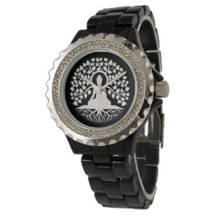 Montre Bouddha Arbre de vie Art spirituel