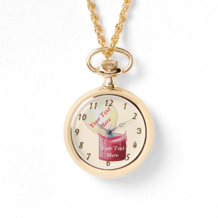 Montre bougie rouge avec la flamme en forme de coeur