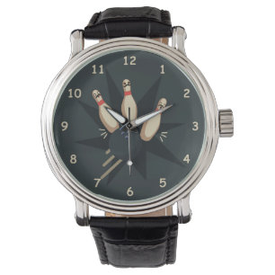 Montre Boule de Bowling mignonne Gratte Écarts Pins