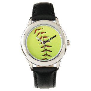 Montre Boule jaune du base-ball
