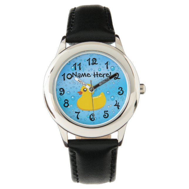 Montre Boules bleues en caoutchouc Bleu Bleu Enfants pers (devant)