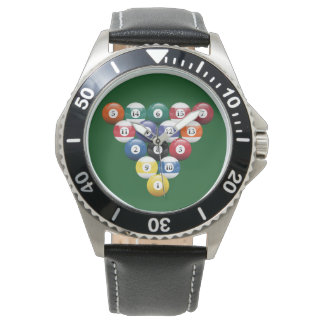 Montre Boules de billard empilées