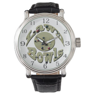 Montre Boules de pelouse circulaires Nom Conception,