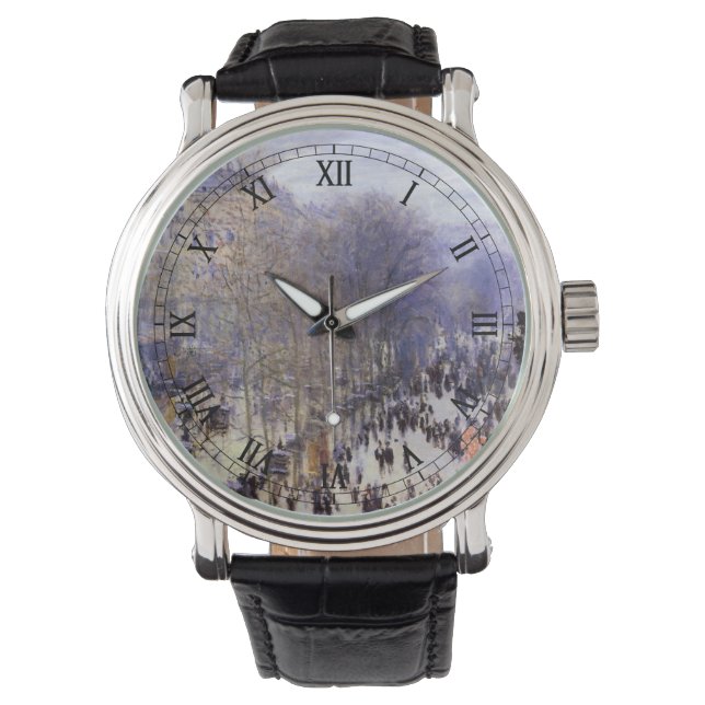 Montre Boulevard des Capucines par Claude Monet, Art nouv (devant)