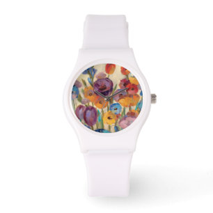 Montre Bouquet des fleurs colorées