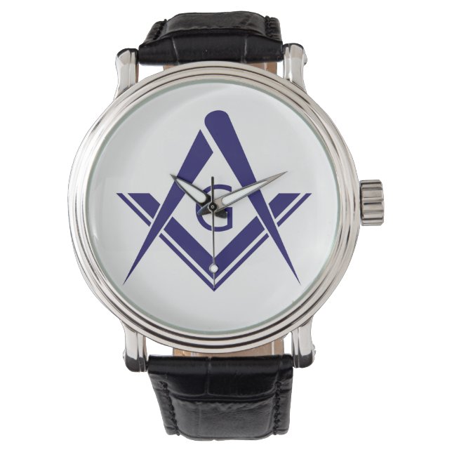 Montre boussole freemason guilde mason organisation signe (devant)