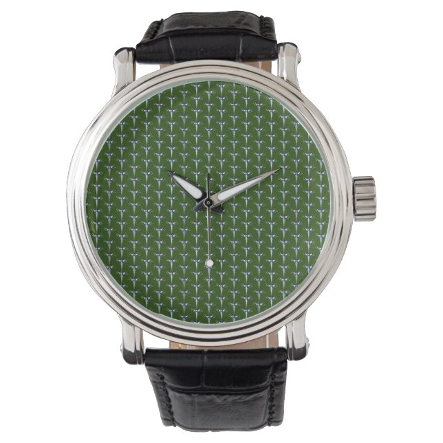 Montre [BoutBoutBout] Alien Toucher vert (devant)