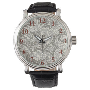 Montre Bouton de fiancée en damas antique de William Morr