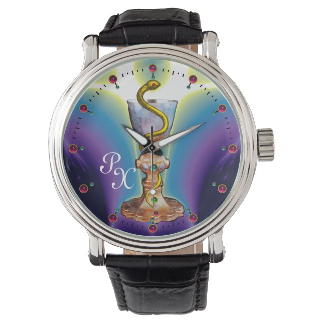 Montre BOWL OF HYGEIA MONOGRAM Medicine, Pharmacie (devant)