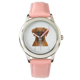 Montre Boxer Chien I Love Maman Famille Marionnette Amour