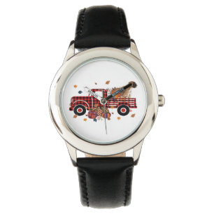 Montre Boxer Citrouille Camion Halloween Thanksgiving Cad