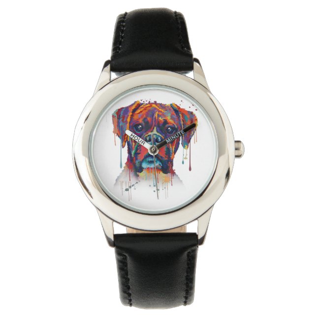 Montre Boxer Face Enfant Watch Anniversaire Cadeau pour v (devant)
